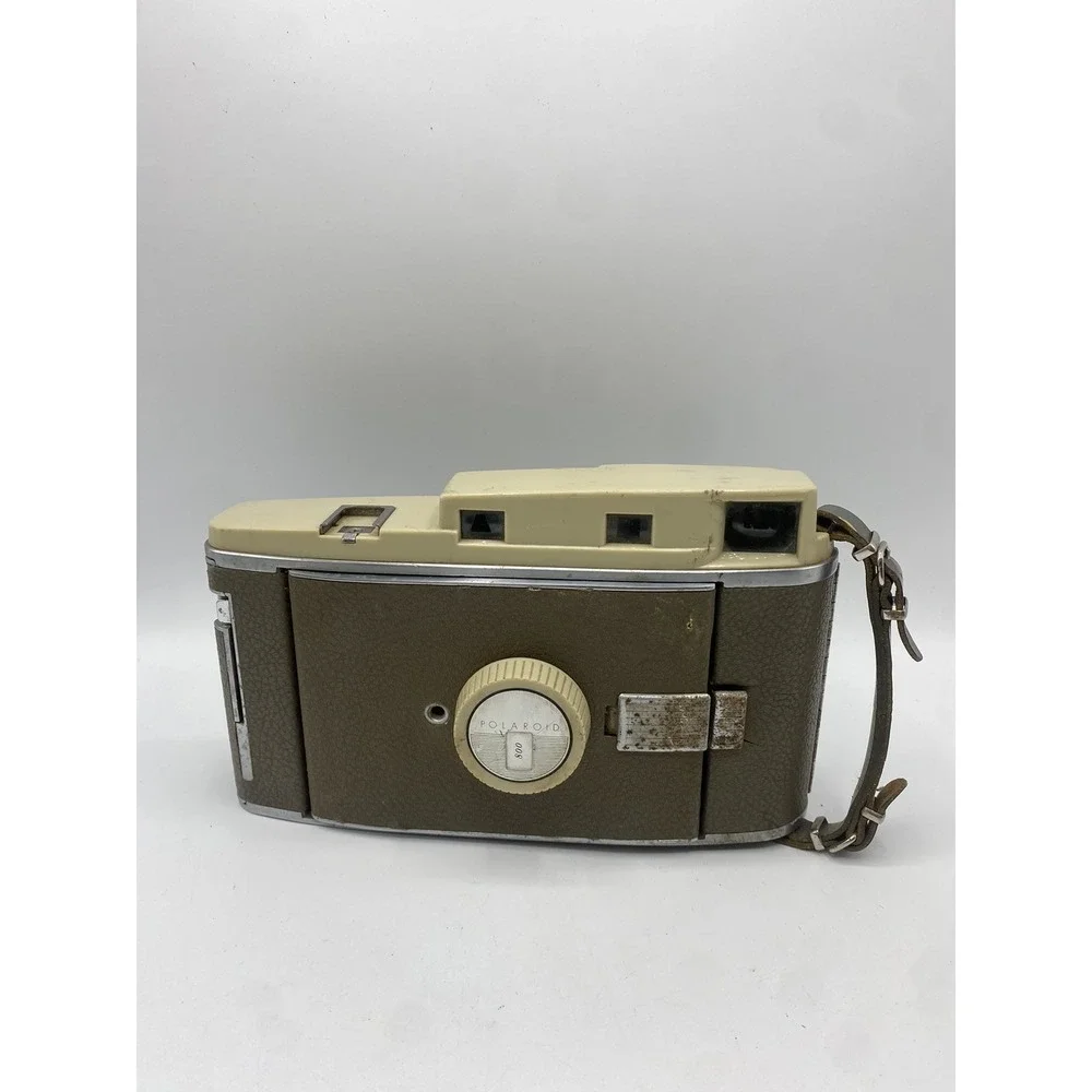 Polaroid 1950's Land Instant Camera Vintage Model The 800 Folding Gray Untested